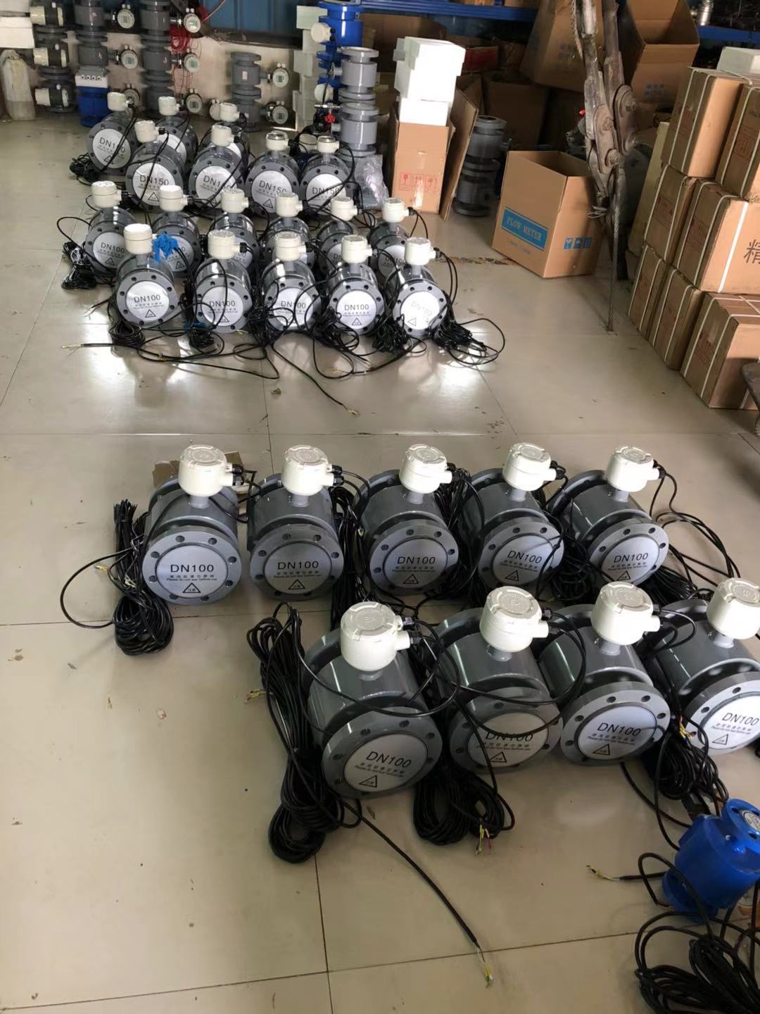 分體式電磁流量計，介質：空調水